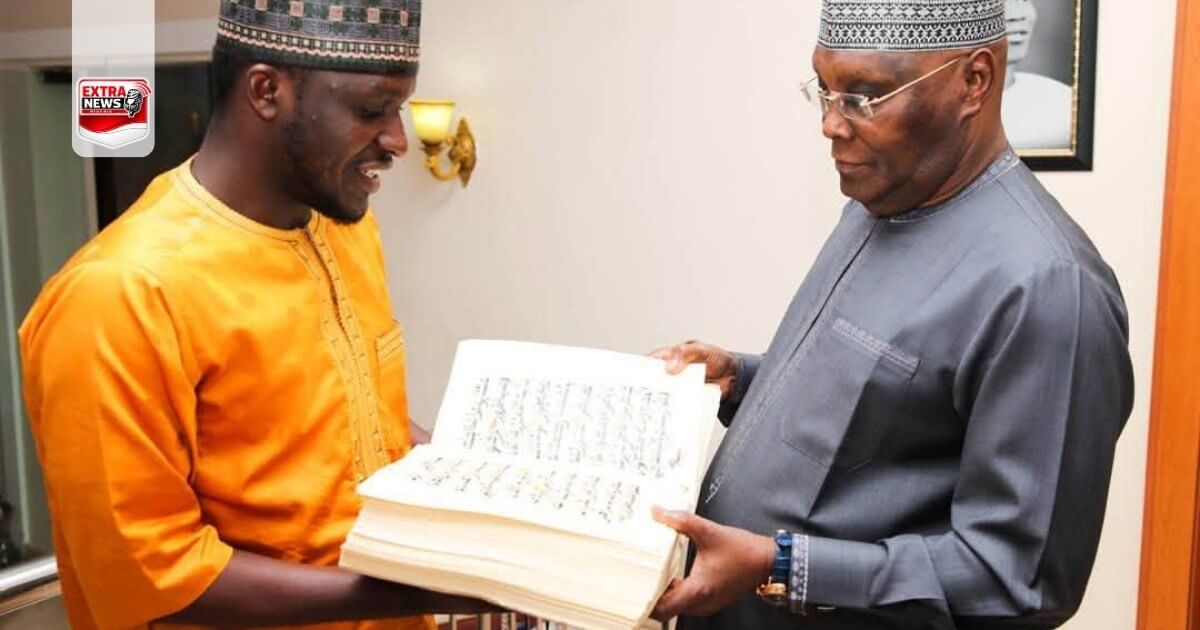 Atiku Abubakar Receives Handwritten Holy Qur'an Gift in Abuja