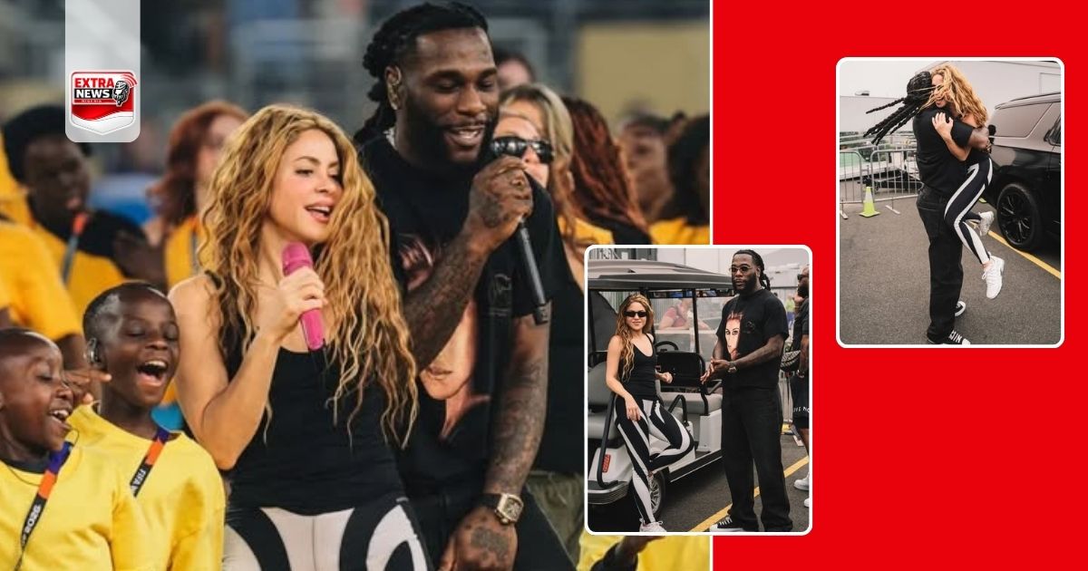 Burna Boy Meets Shakira Ahead of Historic World Cup Halftime Show.