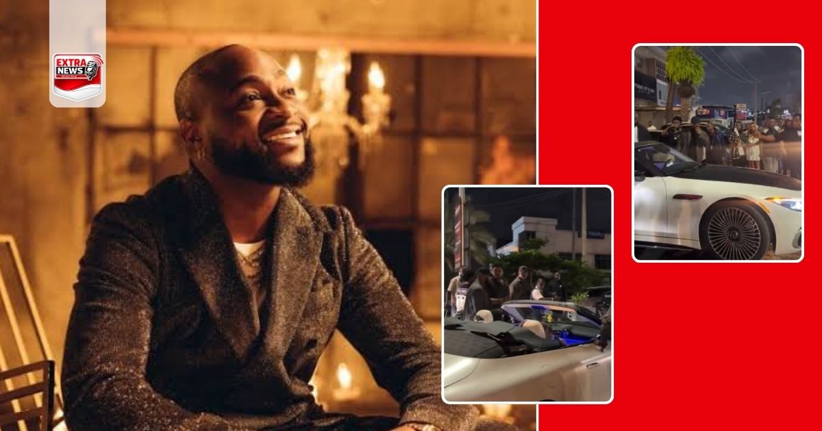 Davido Cruises in New Mercedes-Maybach With Cousin Folasade Adeleke.